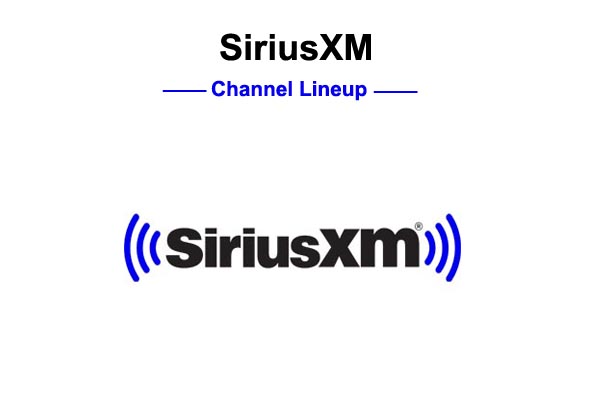 SiriusXM Channel Lineup 2024 (350+ channels)