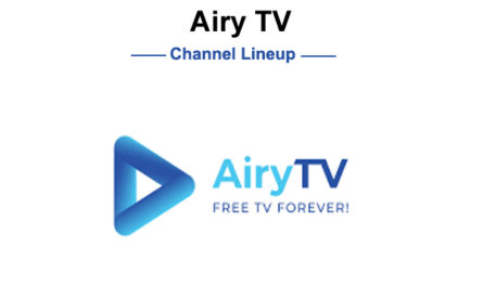 Airy TV Free Channel Lineup