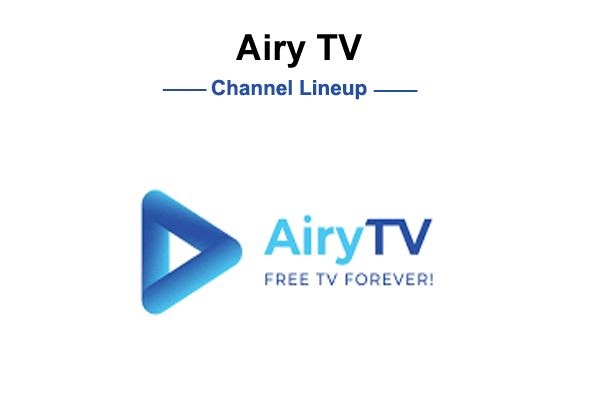 Airy TV Free Channel Lineup 2022