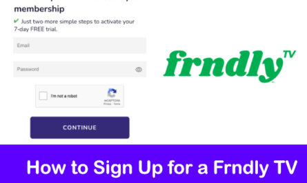 How to create an account on the Frndly TV