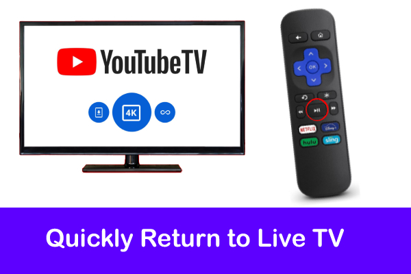 Quickly Return to Live TV from YouTube TV Guide